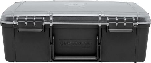 geckobrands Waterproof Dry Box Storage Case, Large, Neon Blue - Watertight & Airtight Dry Box for Phone, Wallet in Kuwait