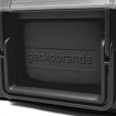 geckobrands Waterproof Dry Box Storage Case, Large, Neon Blue - Watertight & Airtight Dry Box for Phone, Wallet in Kuwait