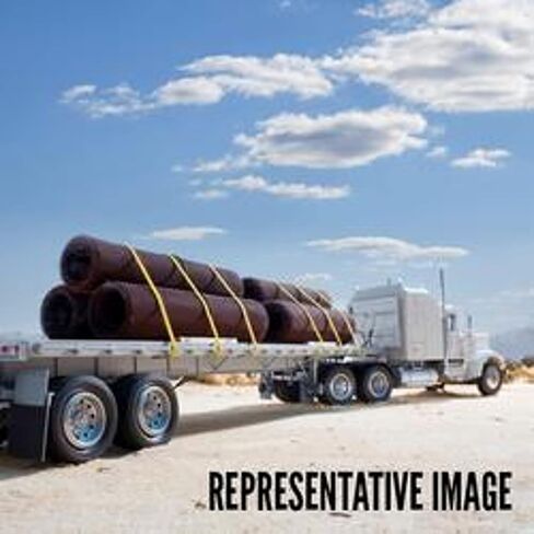 حزام ونش للتحكم في البضائع الأمريكية مقاس 4 بوصات مع خطاف مسطح كبير، بطول 27 قدمًا، حزام ونش مقطورة عالي التحمل لتأمين البضائع الآمنة، نهاية خطاف مسطحة كبيرة لسهولة التثبيت، أصفر in Kuwait