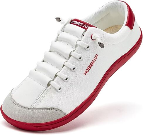 HOBIBEAR Barefoot Minimalist Shoes Womens Mens | Zero Drop | Wide Width Canvas Slip-on Shoes in Kuwait