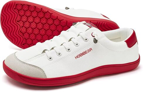 HOBIBEAR Barefoot Minimalist Shoes Womens Mens | Zero Drop | Wide Width Canvas Slip-on Shoes in Kuwait