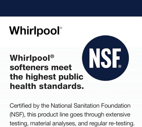 ويرلبول WHES40E 40.000 منعم الحبوب | تكنولوجيا توفير الملح والمياه | معتمد من NSF | تجديد تلقائي للمياه الناعمة للمنزل بالكامل، باللون الأبيض in Kuwait