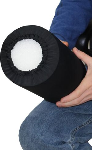 أسطوانة إسفنجية بيضاء عالية الكثافة مع غطاء من القماش in Kuwait