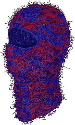 CORIRESHA Men Women Winter Distressed Balaclava Knitted Cool Full Face Ski Windproof Mask in Kuwait