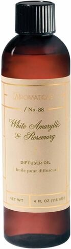 عبوة إعادة تعبئة زيت ناشر الروائح العطرية من أروماتيك، الأماريليس الأبيض وإكليل الجبل، 4 أونصة in Kuwait