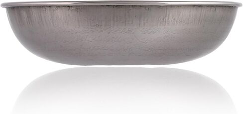 Islamic Shifa Bowl Plaque Engraved with Moon, Star, Mecca, Medina and Quranic Ayats, Made of Brass, Silver Color (4.5 inches) in Saudi Arabia