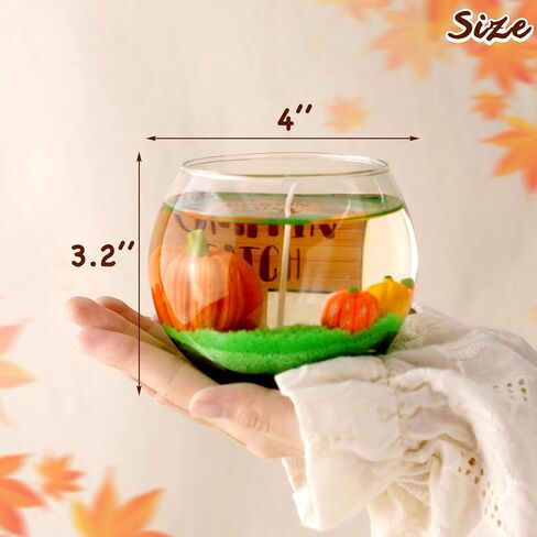 شمعة شبح الهالوين، شمعة على شكل وعاء تتوهج في الظلام مع جاك أو فانوس يا بو الخريف، قطعة مركزية لطاولة الخريف، هدية تزيين العطلات المعطرة لمجموعة من 1 in Kuwait