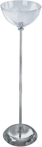 Azar 700951 12" Single Bowl Floor Stand with Overall Height 39" & 10" Chrome Base in Saudi Arabia