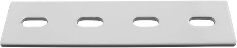 2pcs White 6" Heavy Duty Mending Plate Flat Straight Metal Steel Repair Fixing Bracket Connector in Saudi Arabia