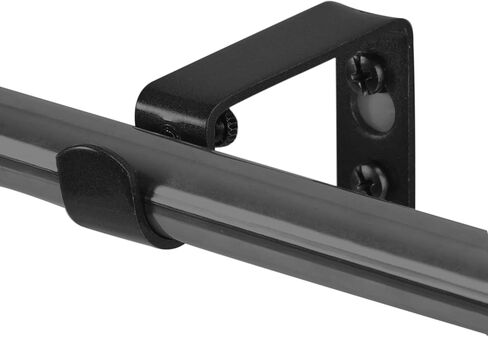 Curtain Rod Wall Bracket Set of 2 Pack Antique Black - for 1/2 inch to 5/8 inch Diameter Single Rods in Saudi Arabia