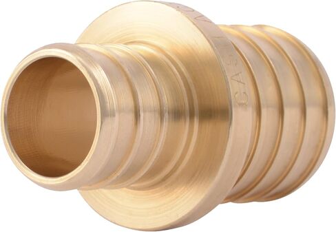 SharkBite 3/8 x 1/2 Inch Crimp Reducing Coupling, Brass Plumbing Fitting, PEX Pipe, PE-RT, UC009LFA in Saudi Arabia