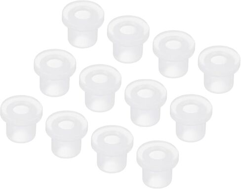 MECCANIXITY 20Pcs T Shape Rubber Grommet Mount Dia 10mm ID 6mm H 11mm Transparent Seal Protection Cable Grommets Flexible for Cable Pipe in Saudi Arabia