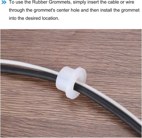 MECCANIXITY 20Pcs T Shape Rubber Grommet Mount Dia 10mm ID 6mm H 11mm Transparent Seal Protection Cable Grommets Flexible for Cable Pipe in Saudi Arabia