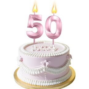 60th Birthday Candles, Number 60 Candles, Happy Birthday Cake Topper 60 Candle 60th Birthday Decorations for Men Women Birthday Theme Party Wedding Anniversary Celebration Decorations(Champagne Gold) in Kuwait