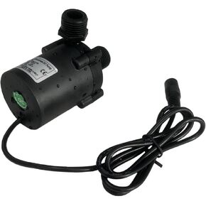 SHYSKY DC45E-2475S Micro Brushless DC Water Pump 24V 30W, 330GPH 24.6ft, Waterproof, 1/2 inch threaded ports, Low Noise Stable Long-term Work, For Small Water Cooling,Circulation,Gardening,Submersible