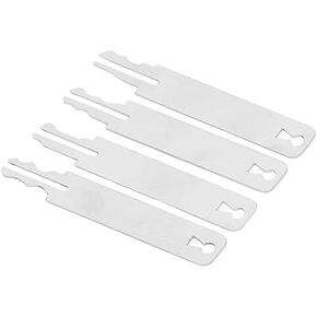 4Pcs Lock Repair Pick Padlock Unlock Tool Hardened Carbon Steel Set for DIY Disassembly