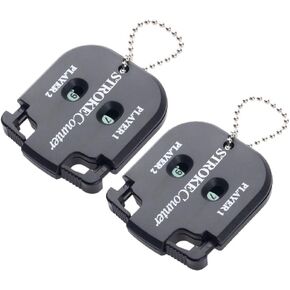 SEACLOUD Mini Golf Putt Score Counter Clicke Two Digits Scoring Keeper Black Color Handy Golf Count Shot Stroke