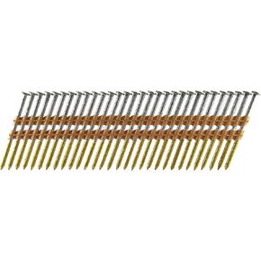B&C Eagle 3X120HDR/22B Round Head 3-Inch x .120 x 22 Degree Hot Dip Galvanized Ring Shank Plastic Collated Framing Nails (4,000 per box)