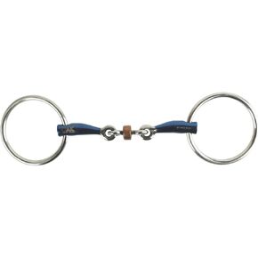 AK Loose Ring Double Jointed Lozenge with Cooper Roller Horse Bits AKRS-2601