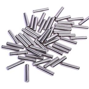 BCP 50 Pieces 5 mm x 24 mm Dowel Pin Stainless Steel Shelf Support Pin Fasten Elements
