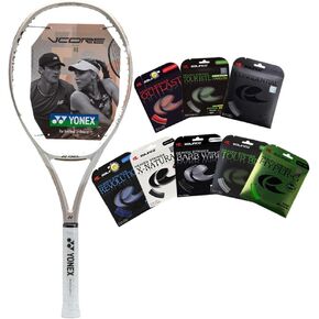 Yonex 2024 VCORE 98 305g Sand Beige Tennis Racquet - Designed for Speed and Spin - Strung with Your Choice of SOLINCO String and Tension