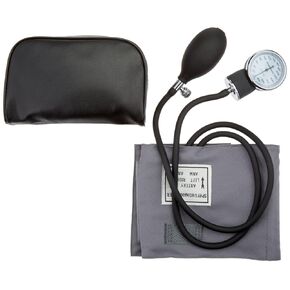 Sammons Preston Economy Aneroid Sphygmomanometer, Professional Blood Pressure Cuff Monitor & Dial for Accurate Measurement, Adult Size, Manage Hypotension & Hypertension, Home or Clinical Use
