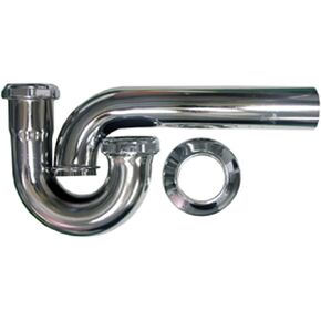 LASCO 03-3431 17-Gauge Plumbers Grade P Trap, 1 1/2-Inch, Chrome Plated Brass