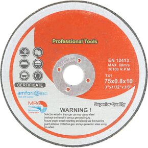 25 قطعة من Kimllier 3 بوصة × 1/32 بوصة × 3/8 بوصة عجلات قطع من الفولاذ المقاوم للصدأ مناسبة للمعادن والفولاذ المقاوم للصدأ، عجلة قطع طاحونة الزوايا، أقراص القطع in Kuwait