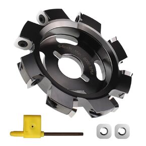 Tungsten Carbide Shaping Disc 8 Blades with Replaceable Cutters Carving Abrasive Disc Woodworking Tool 4-Inch (101mm) Dia 7/8" (22.3mm) Bore