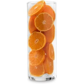 Libbey Cylinder Vases, 8.75-inch Tall, Set of 12