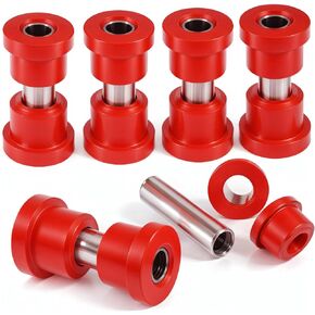 Golf Cart Rear Leaf Spring Bushing Kit for 1994-Up EZGO TXT/Medalist and 1981-Up Club Car DS Gas/Electric, Replace Polyurethane Bushing and Sleeves OEM # 70289-G01 70291-G02 1015583 1012303