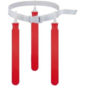 Flag Football Belt - Red - 3 Pop Flags