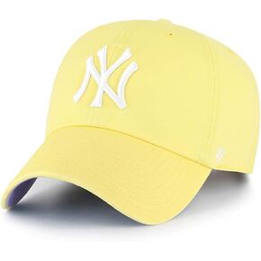 47 New York Yankees Primary Logo Ballpark Clean Up Dad Hat Baseball Cap (Navy Red)