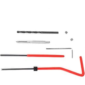 Hilitand 30Pcs M3 x 0.5 Thread Repair Kit, Thread Sleeve Screw Thread Repairing Kit Stainless Steel Female Thread Repairing Accessory Assortment Kit Threaded Insert Tool