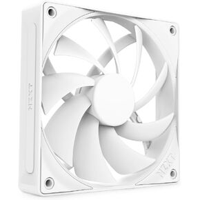 NZXT F120Q, 120mm Quiet Airflow PC Case Fan, Intake or Exhaust, Chamfered Frame for Concentrated Air, Fluid Dynamic Bearings, Low Noise, PWM Control, White