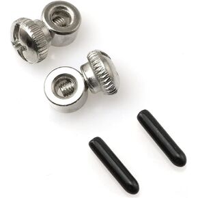 Spare Screws & Black End Caps Cover Set for Speed Cable Jump Skipping Ropes Cord End Caps Parts Cables Accessories