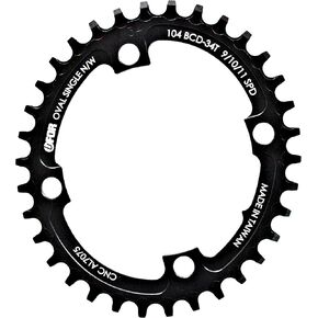 UFOR 104BCD Elliptical/Oval Drop-Stop Chainring