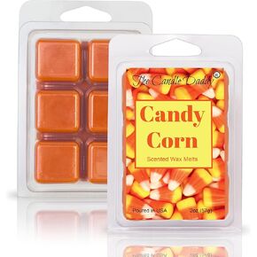 The Candle Daddy Candy Corn - Halloween Candy Corn Scented Wax Melt - 1 Pack - 2 Ounces - 6 Cubes