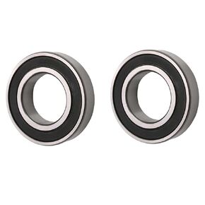 2 Pcs 60/28-2RS Bearings 28x52x12mm, Double Rubber Seals and Pre-Lubricated, Deep Groove Ball Bearing.