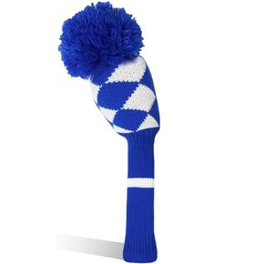 Golf Head Covers Knitted Woods Driver Fairway Hybrid Pom Pom Cover Washable Soft Kint Headcover 1 3 5 for Men Women Kids Sold in Separate in Kuwait