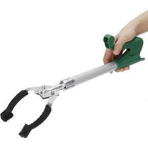 Tyenaza Trash Picker Grabber, 16.1 Inch Grabber Reacher Tool Foldable Garbage Reacher Grabber Picking Tool Anti-Slip Jaw for Elderly in Kuwait
