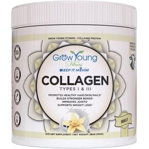 Grow Young Fitness Collagen Protein - Milk Chocolate, Promotes Skin, Bones, Joints, Weight Loss, Sugar Free (12.41 oz) (1 Pack, 20 Servings)