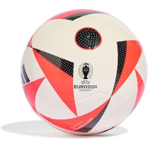 adidas Fussballliebe Club Euro 2024 Ball IN9372, Unisex, Football, White/Solar Red/Black, 5