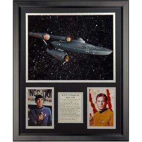 Legends Never Die Star Trek - USS Enterprise Framed Photo Collage, 16" x 20"