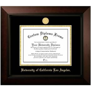 Campus Images UCLA 11w x 8.5h Legacy Black Cherry Gold Embossed Diploma Frame