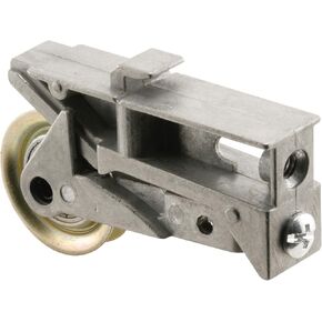 Prime-Line D 1734 Single 1-1/4 In. Steel Roller Assembly, Diecast Plain Back/Unique (Single Pack)