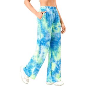 Wide Leg Yoga Pants with Pockets for Women High Waisted Athletic Comfy Pants Straight Leg Loose Sweatpants Women