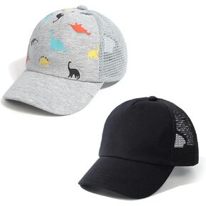 Toddler Boys Baby Girls Baseball Hats Kids Boy Caps Toddler Sun Hats for Summer Adjustable Hat 0-5 T