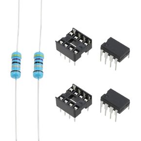 2 Sets 7Pin TNY266PN Chip / 47 Ohm Resistor 3 Watt/Socket Each 2 for Repair Dishwashers Washing Machines and Tumble Dryers