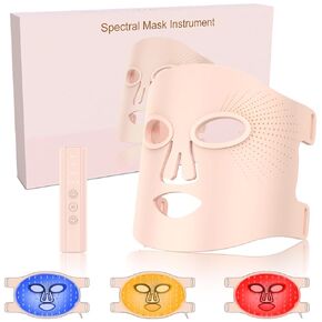 KETAN LED Light Therapy Mask, Blue Red Light Therapy Facial Skin Care Mask for Face at Home, Travel